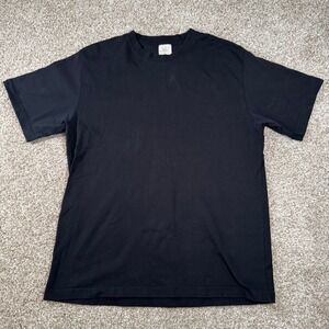 Maison Article Premium Essentials Black T Shirt Mens XL Short Sleeve Cotton